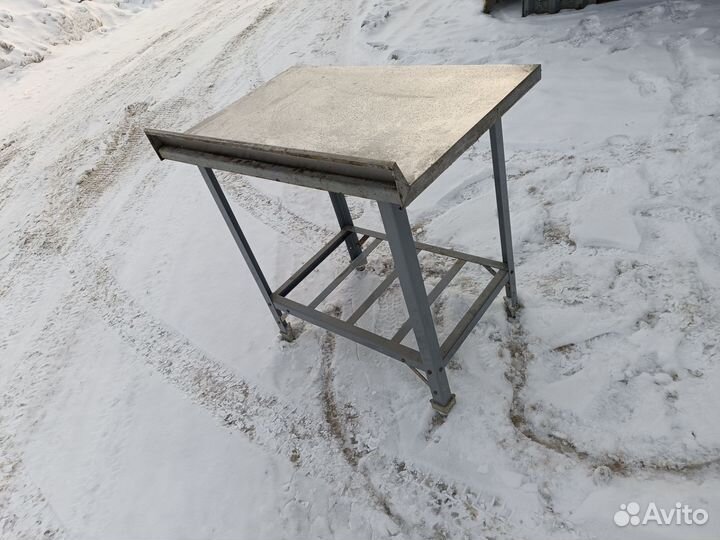 Стол из нержавейки 90 на 60 сборный