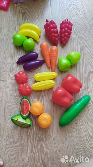 Детские игрушки (корзина с фруктами)