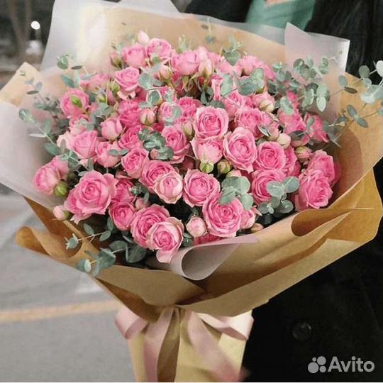 Цветы розы букет