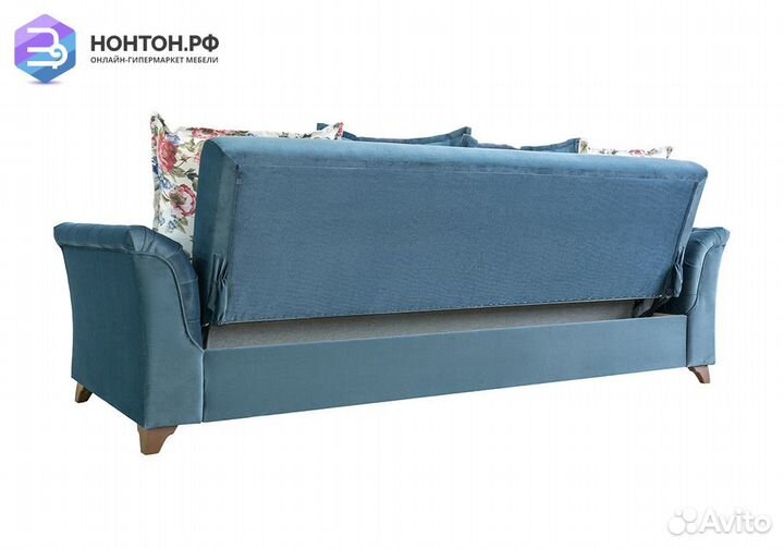 Диван книжка Ирис синий