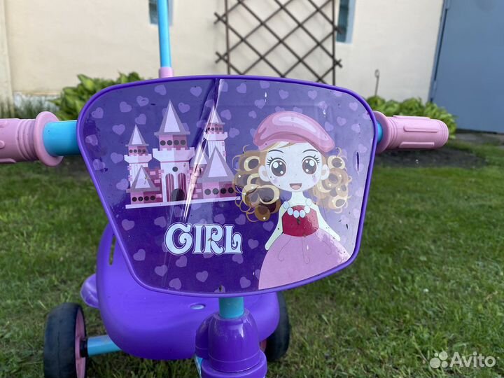 Велосипед трехколесный с багажником