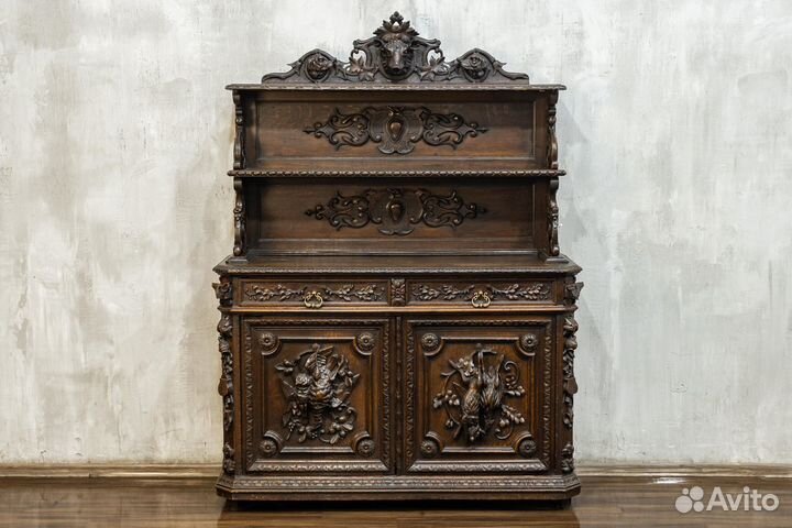 Старинная охотничья десертница (буфет)