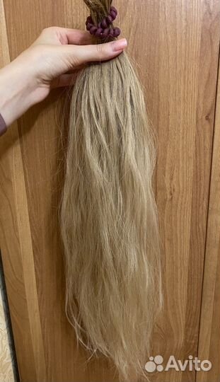Волосы для наращивания блонд