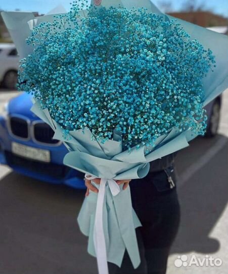 Букет из гипсофилы большой