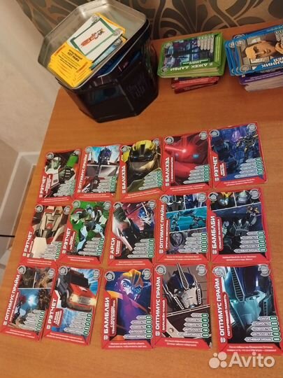 Карточки трансформеры прайм