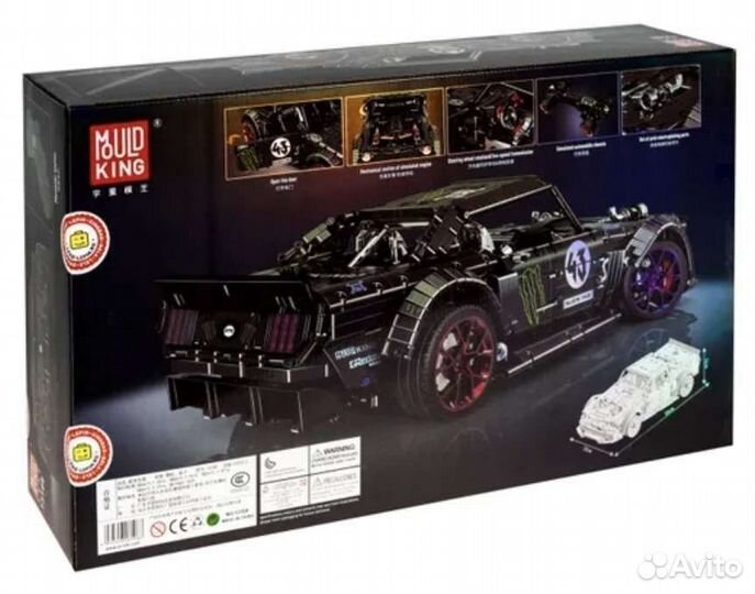 Mould King 13108 Mustang + электромотор