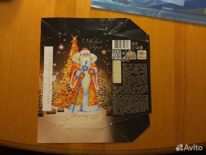 Обертки от шоколада