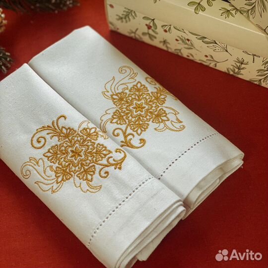 Салфетки с вышивкой