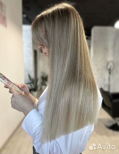 Окрашивание волос, стрижка