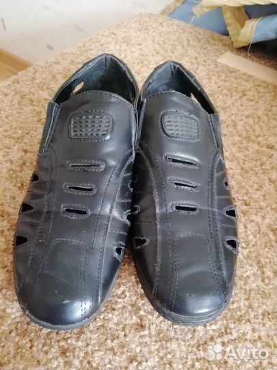 Туфли школьные для мальчика, макасины