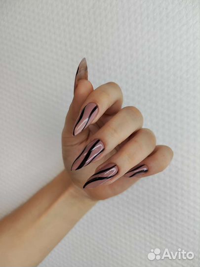Маникюр наращивание