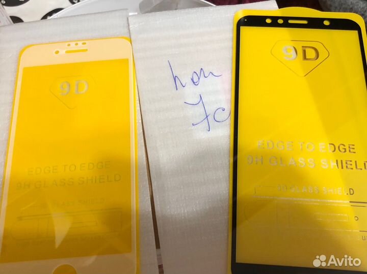 Защитное стекло айфон 6s и хонор 7С