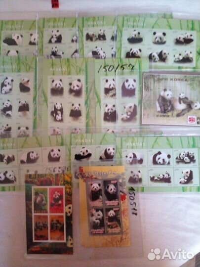 Блоки иностранных марок очень красивые