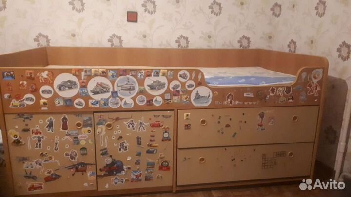 Детская кровать от 3 лет с матрасом