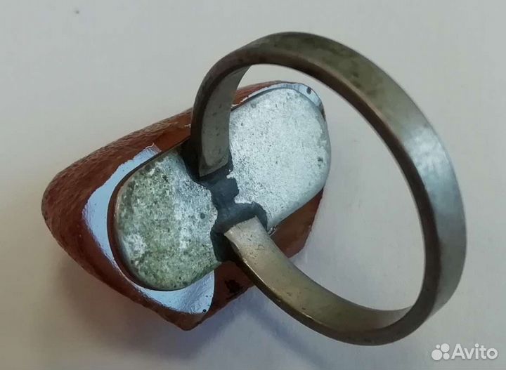 Серьги кольца янтарь в коллекцию