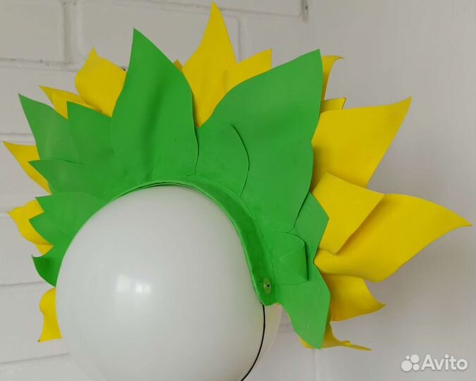 Ободок-кокошник подсолнух