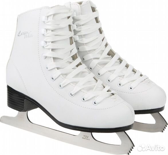 Коньки фигурные белые