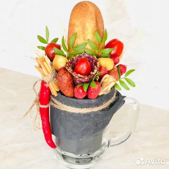 Мужские букеты, фруктовые, торт из памперсов