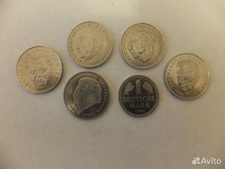 Монеты фрг + ГДР