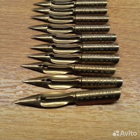 Старинные чернильные перья. Перьевые ручки