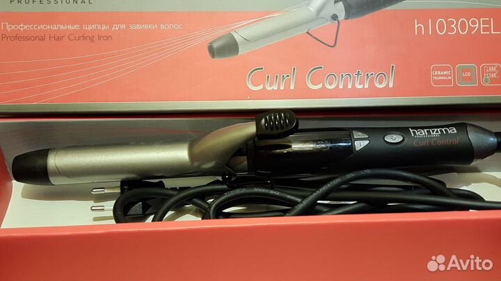 Щипцы (плойка) для волос Harizma Curl Control,19мм