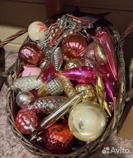 Елочные игрушки СССР