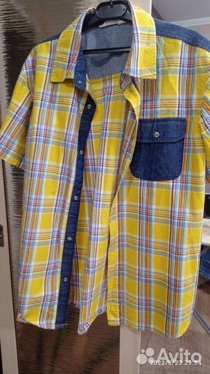 Рубашка для мальчика летняя рост 164