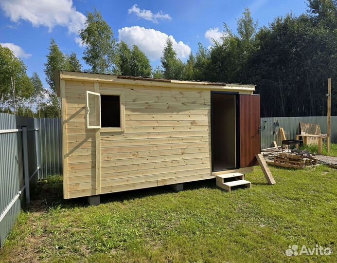 Металлический блок бытовка