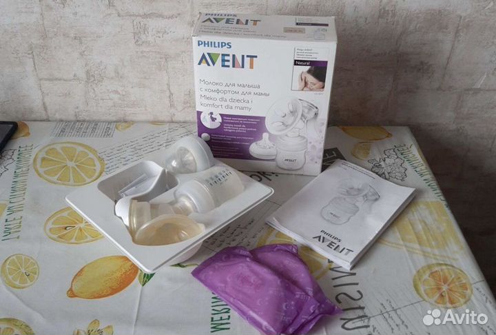 Молокоотсос avent ручной