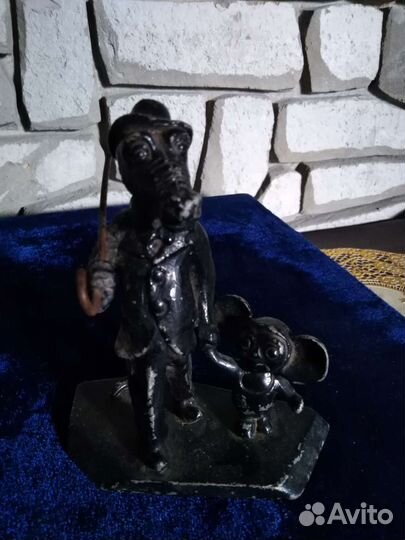 Статуэтка Чебурашка и крокодил Гена