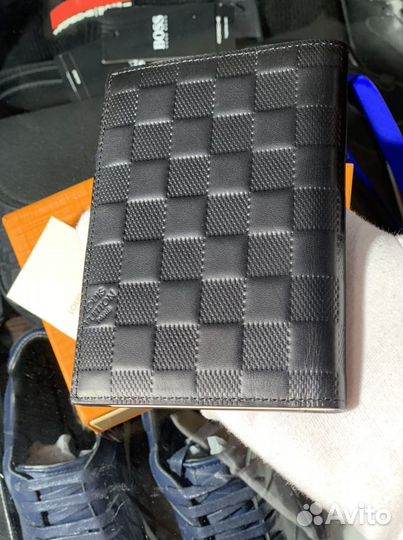 Louis Vuitton обложка для паспорта Damier Graphite