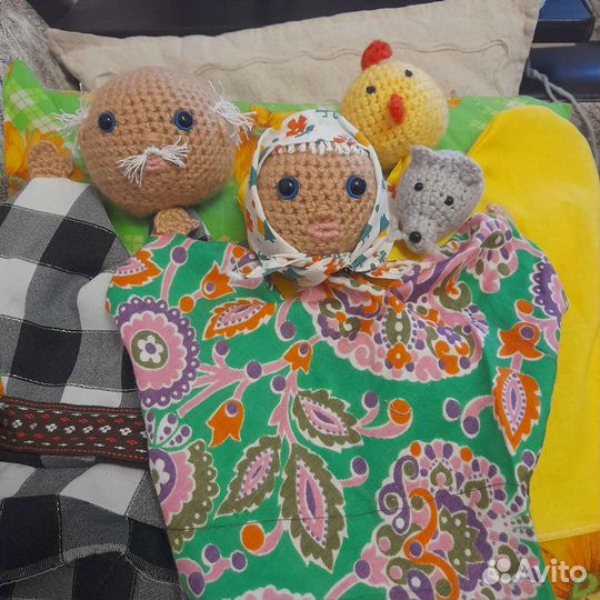 Кукольный театр.4персонажа