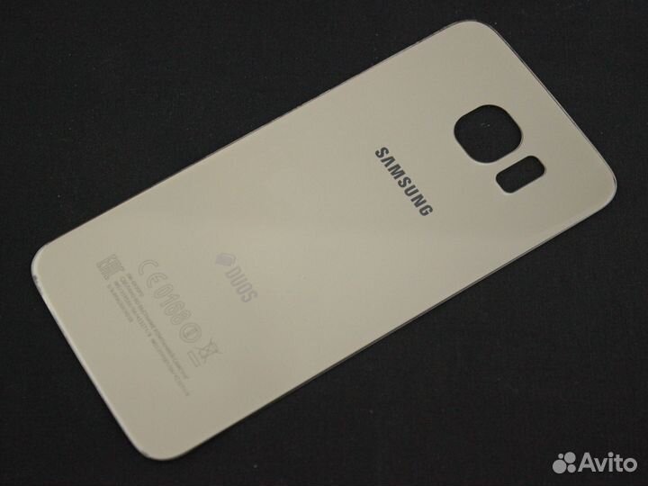 Задняя крышка Samsung G920F, золото (Б/У)