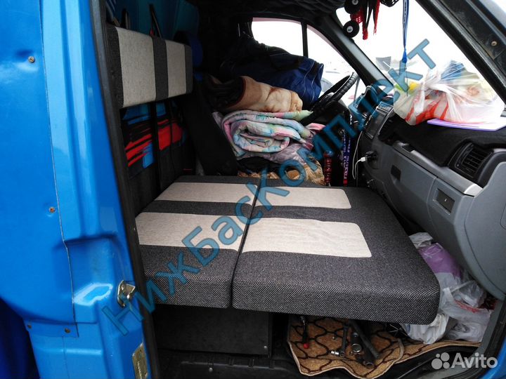 Диван спальник раскладной в Газель Бизнес, Некст