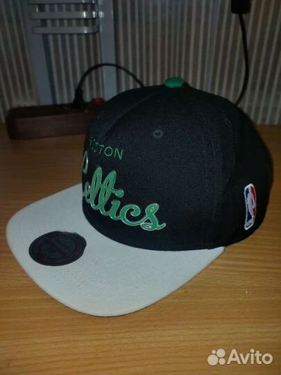 NBA Кепка, Cellics Boston, Mitchell Ness, оригинал