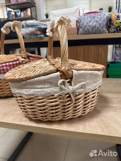 Корзина плетеная для пикника