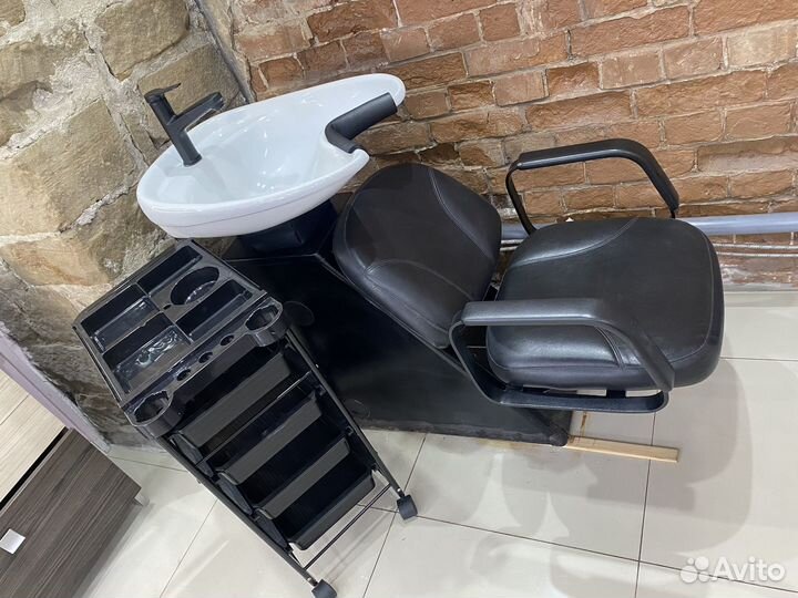 Парикмахерская мойка, тележка