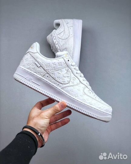 Louis Vuitton X Nike Air Force 1 Low Triple White