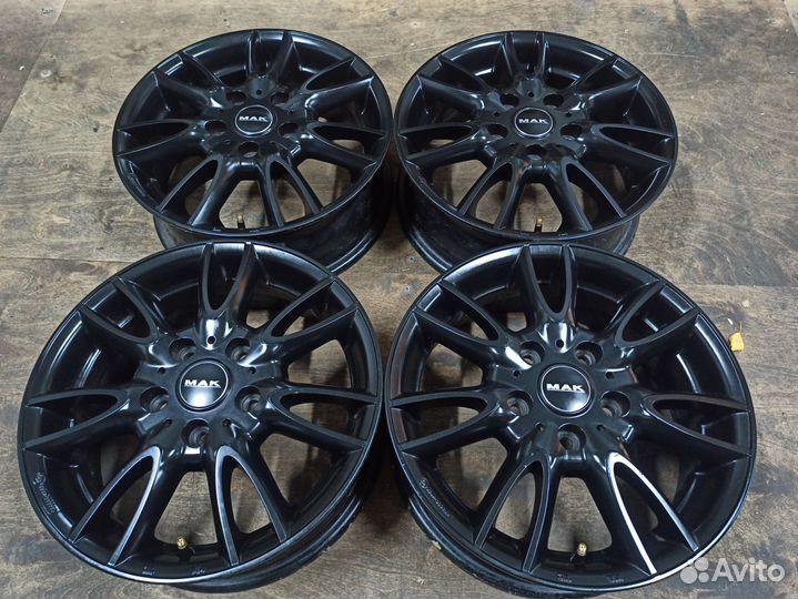 Диски 15 5х112 ET46 черные оригинал MAK с Японии