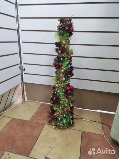 Елка искусственная литая бу