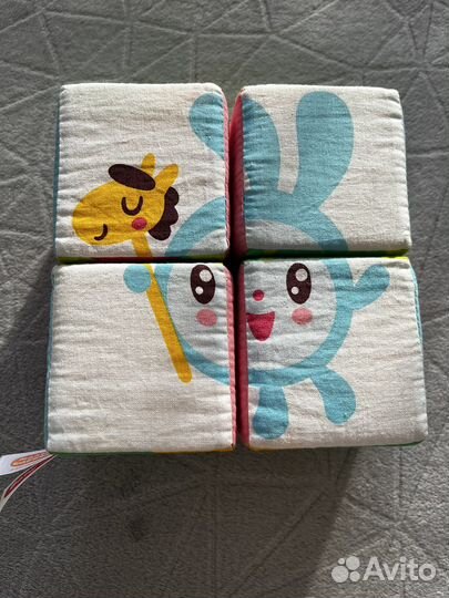 Мягкие кубики 4 шт