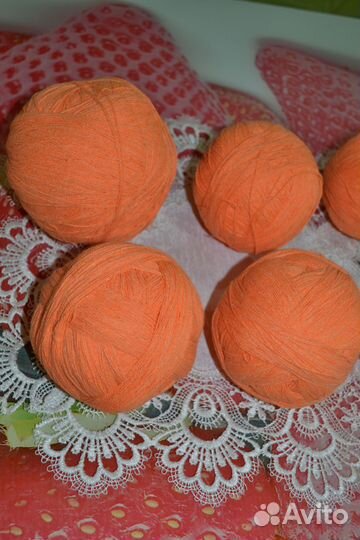 Пряжа хлопковая 1 кг (новая )