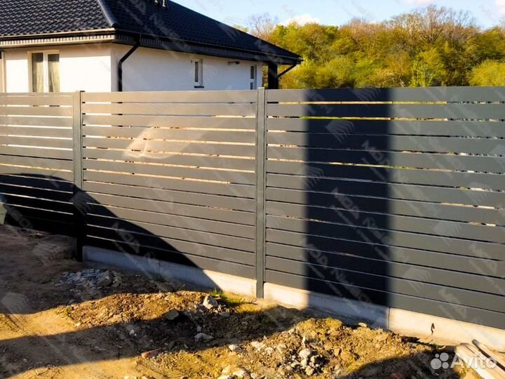 Забор Ранчо горизонтальный