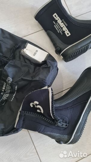 Костюм для дайвинга женский и обувь camparo