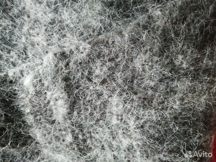Вязаный пояс из собачьей шерсти. Объем 1м20 плюс з