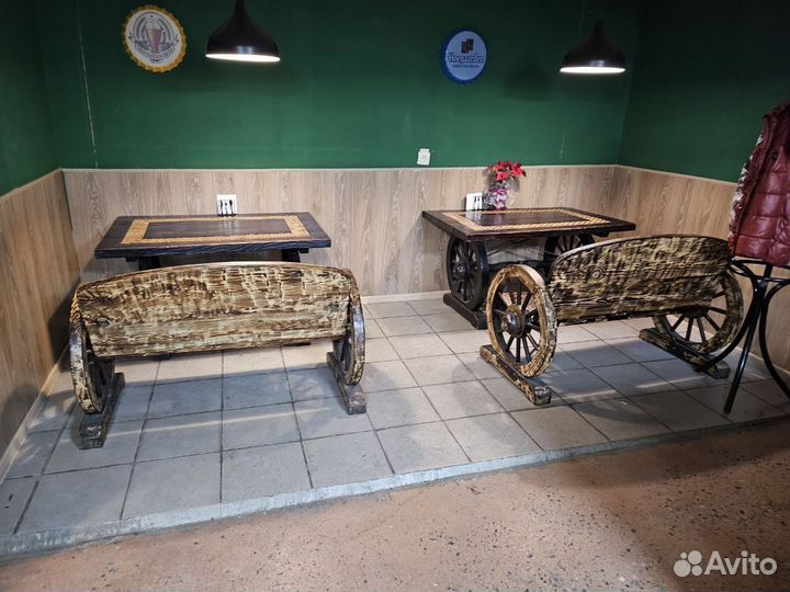 Столы, скамейки, диваны