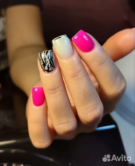 Укрепление ногтей, гель лак,педикюр