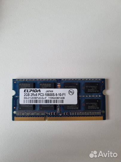 Оперативная память для ноутбука