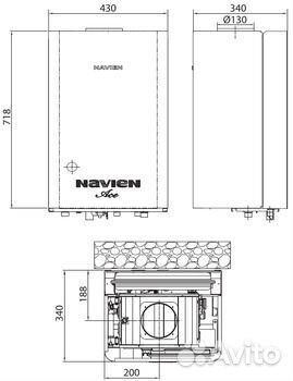 Газовый котёл Navien Ace