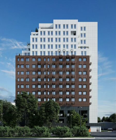 2-к. квартира, 63,4 м², 11/16 эт.